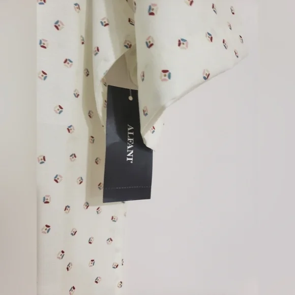89- Alfani Men's Shirt Size S Short Sleeve 100% Polyester NWT - Picture 2 of 7